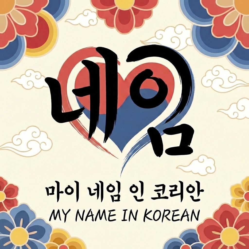 My Name In Korean